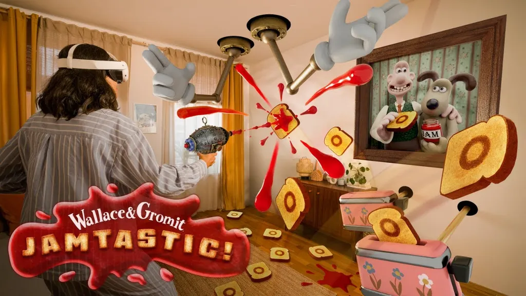 Wallace & Gromit Jam: Turn toast making into a mixed reality shooter