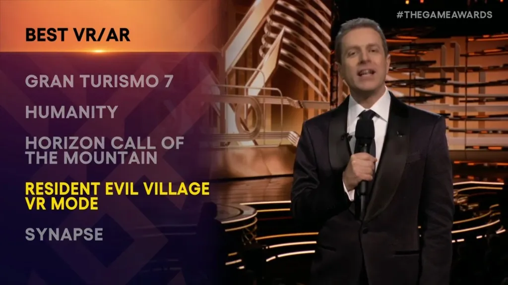 "Resident Evil Village" won the Best VR/AR Award at the 2023 Game Awards