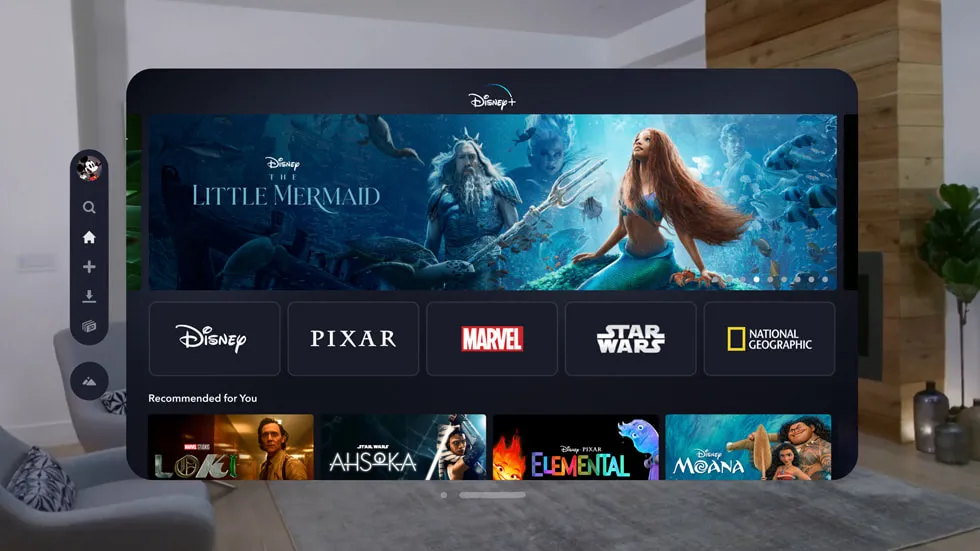 Apple Vision Pro offers four environments for Disney+ subscribers</trp-post-container