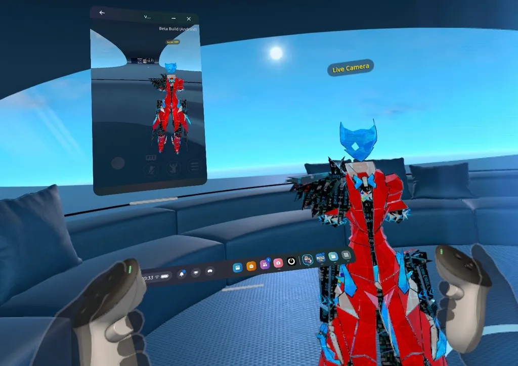 Quest 3 可在 VR 中运行扁平屏幕 VRChat